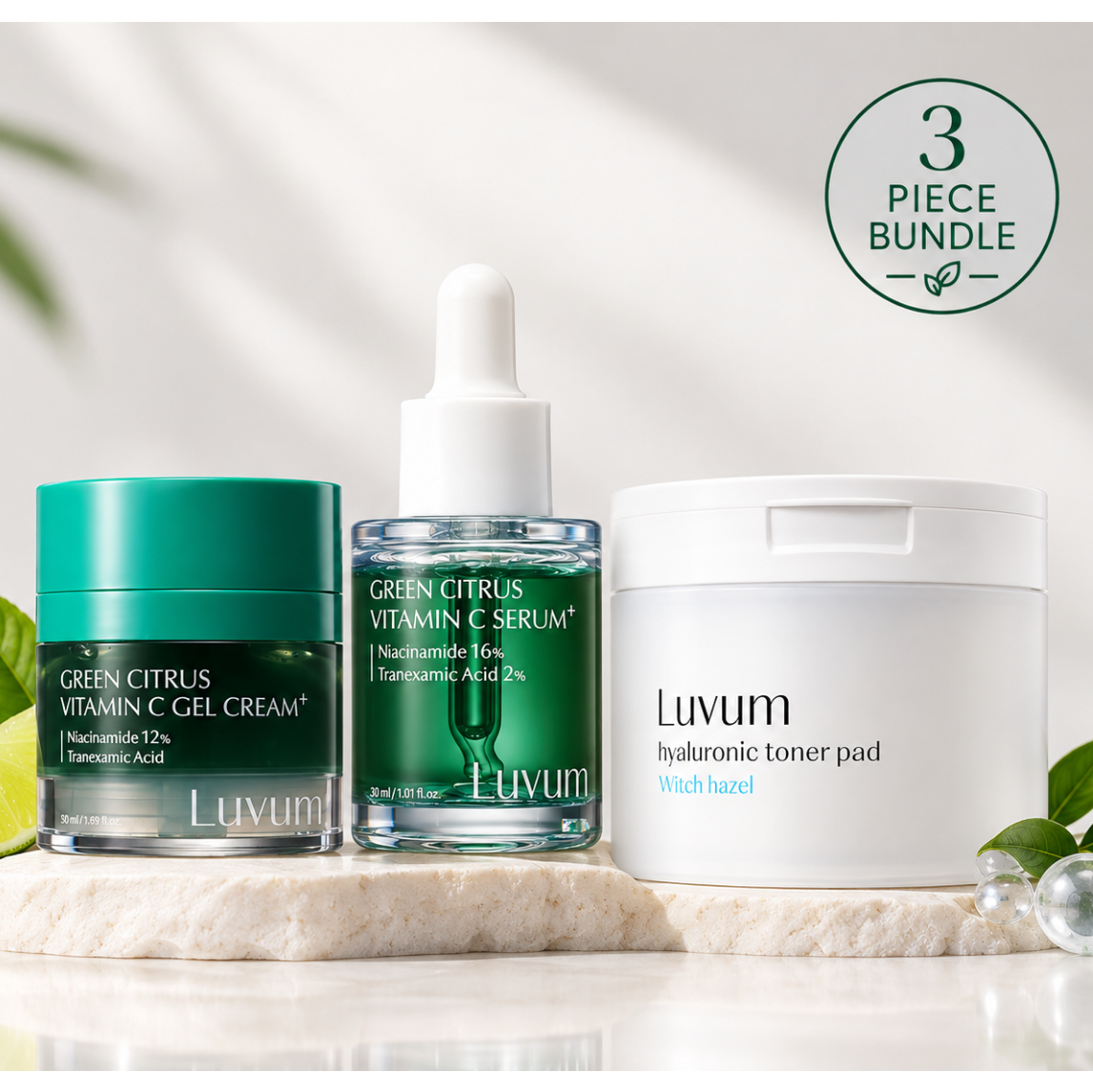 LUVUM Bright & Clear Bundle of 3