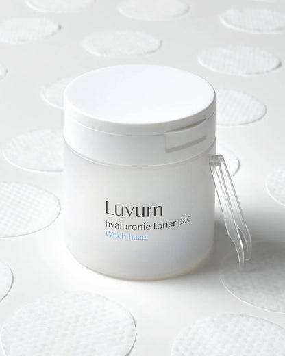LUVUM Witch Hazel Hyaluronic Toner Pad 60pads