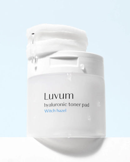 LUVUM Witch Hazel Hyaluronic Toner Pad 60pads