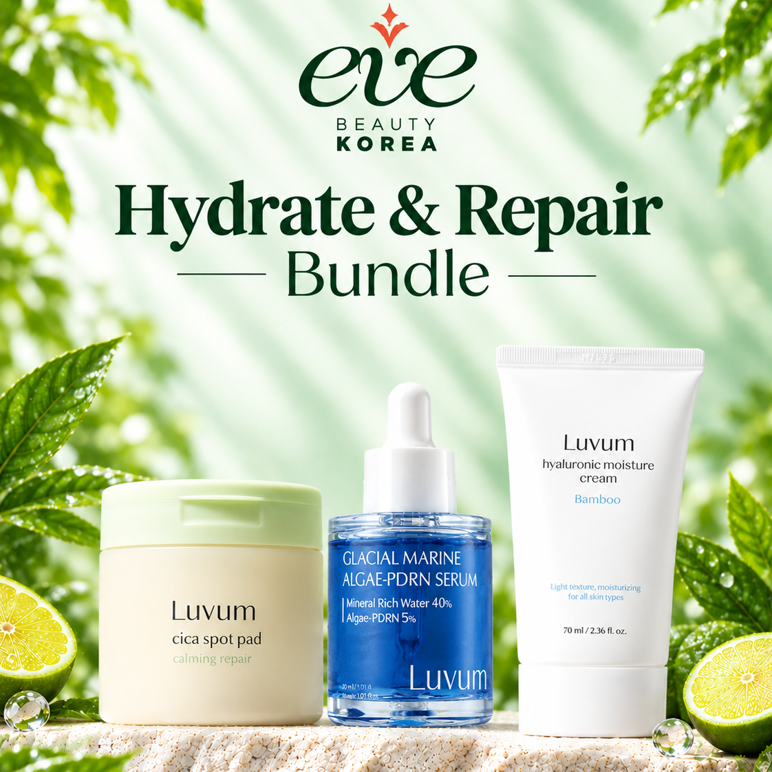 LUVUM Hydrate & Repair Bundle of 3